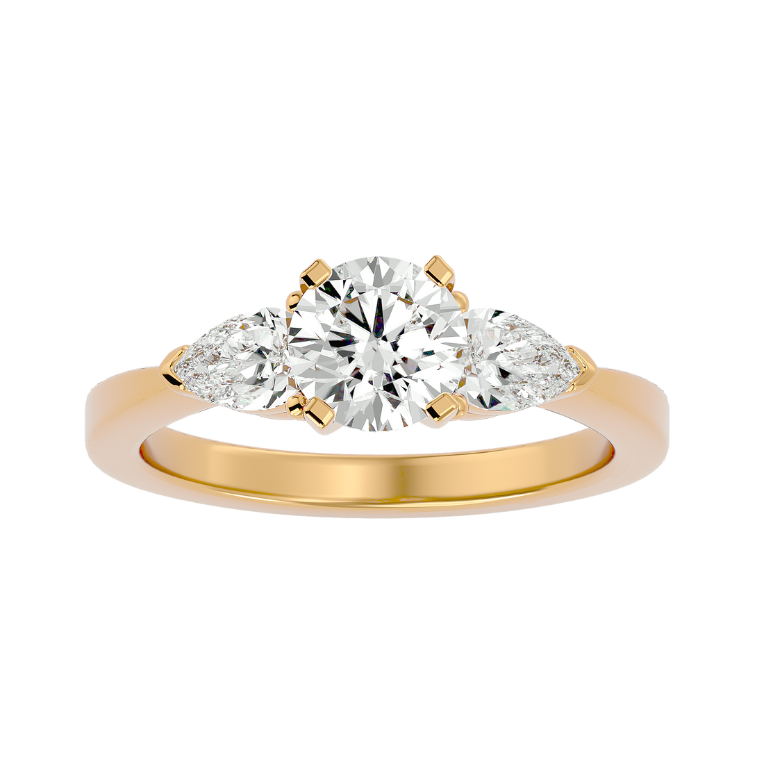 HOH Estella Diamond Three Stone Ring