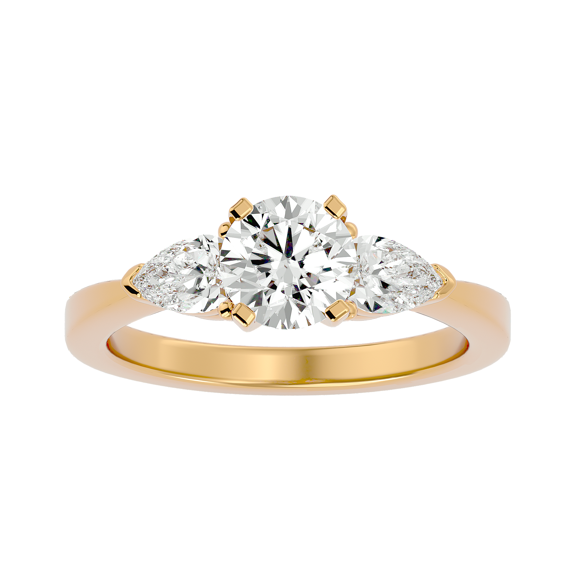 HOH Estella Diamond Three Stone Ring