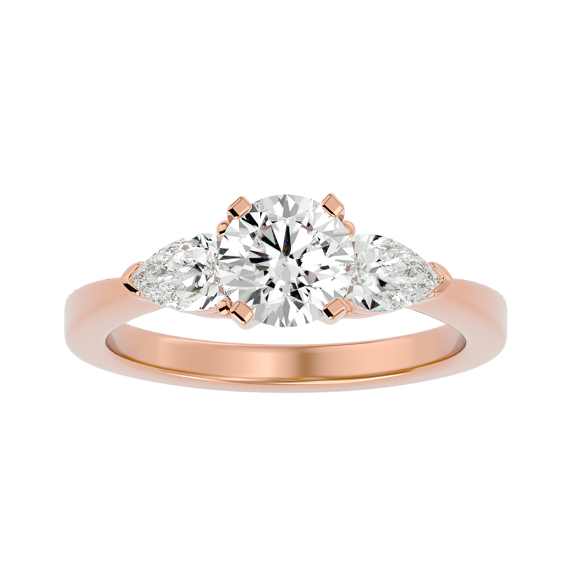 HOH Estella Diamond Three Stone Ring