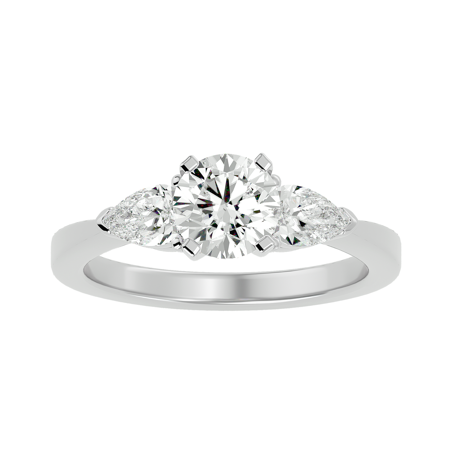 HOH Estella Diamond Three Stone Ring