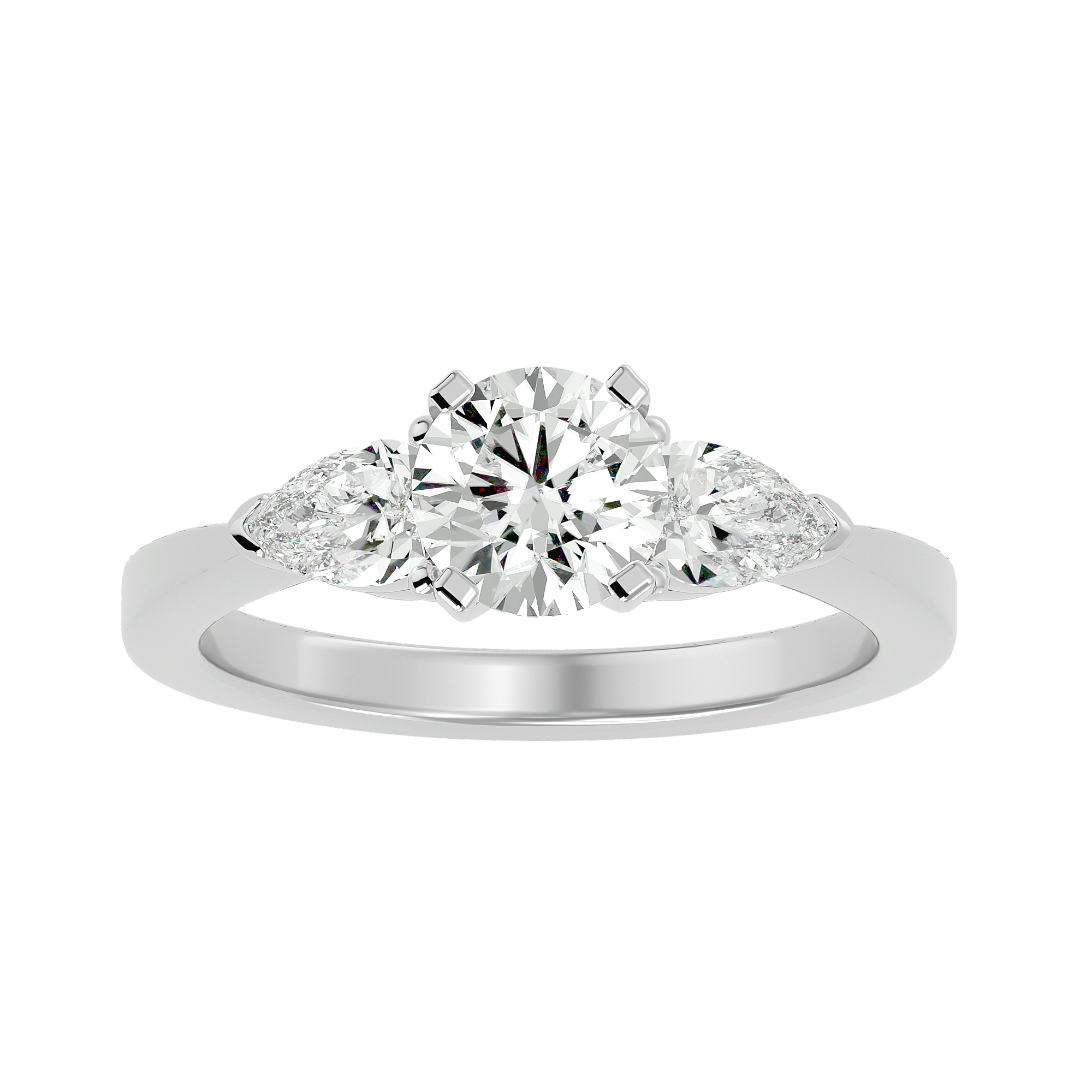 HOH Estella Diamond Three Stone Ring