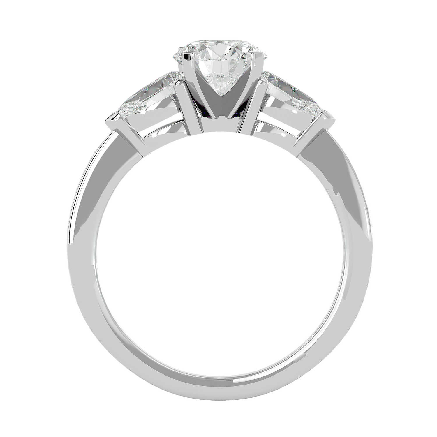 HOH Estella Diamond Three Stone Ring