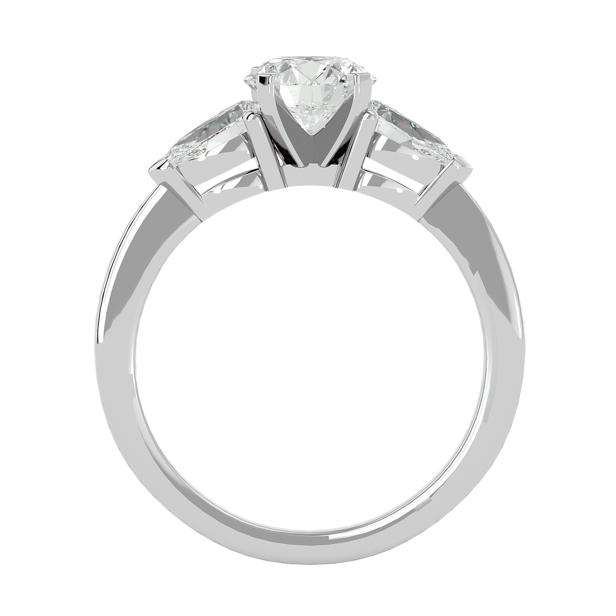 HOH Estella Diamond Three Stone Ring