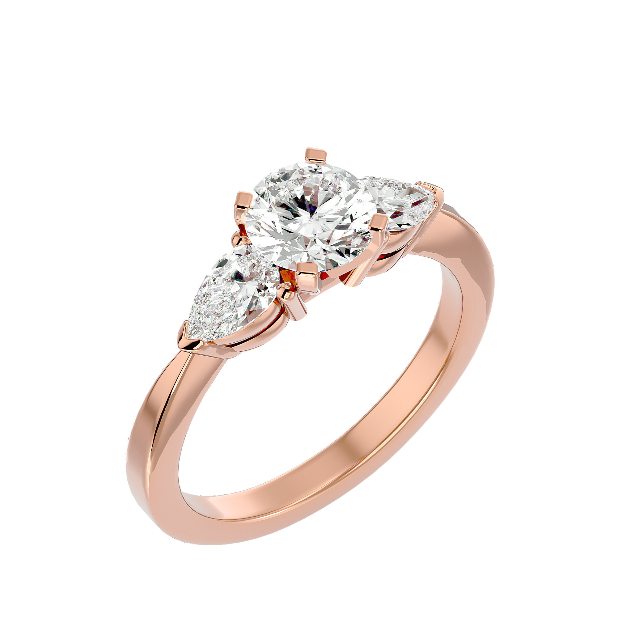 HOH Estella Diamond Three Stone Ring