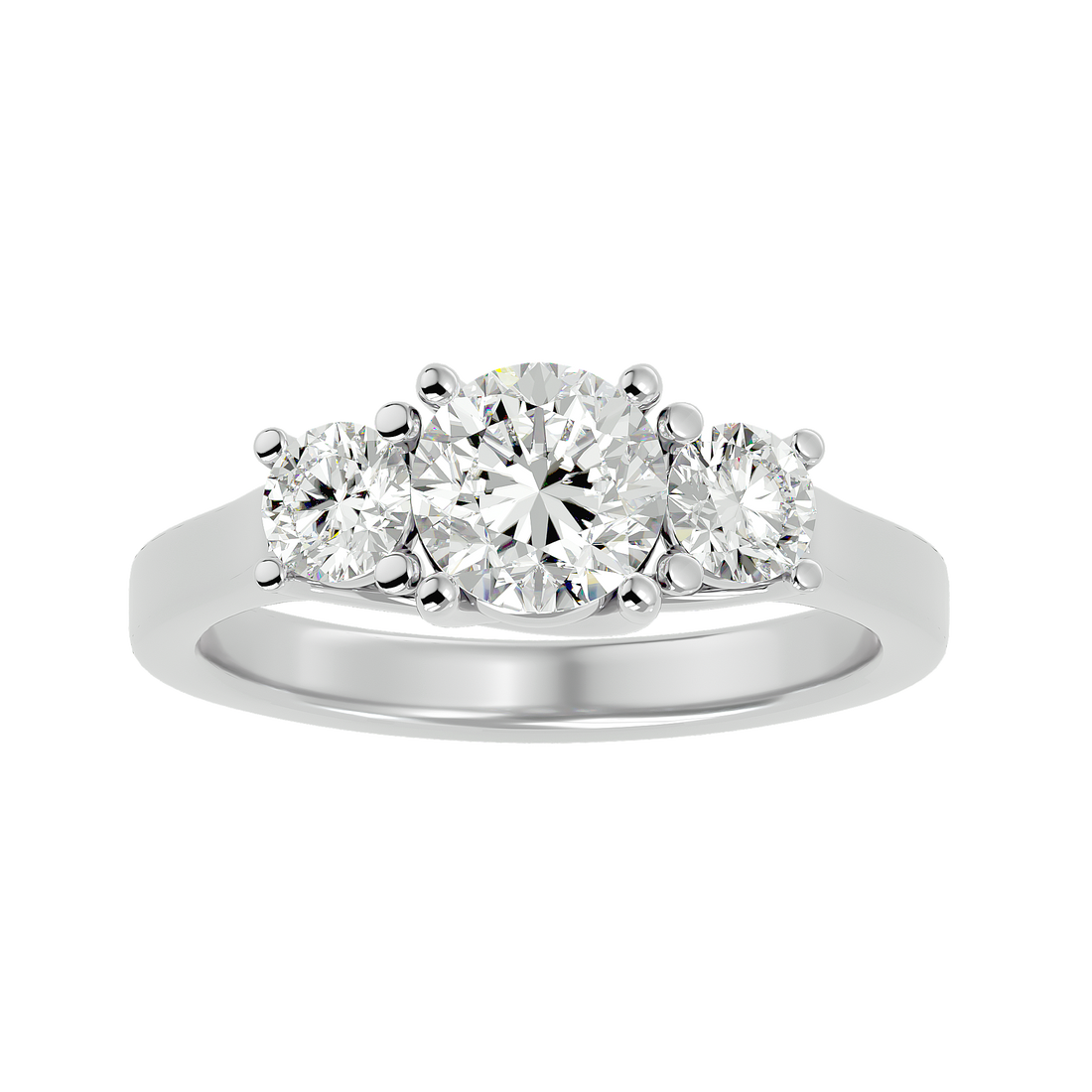 HOH Mira Diamond Three Stone Ring