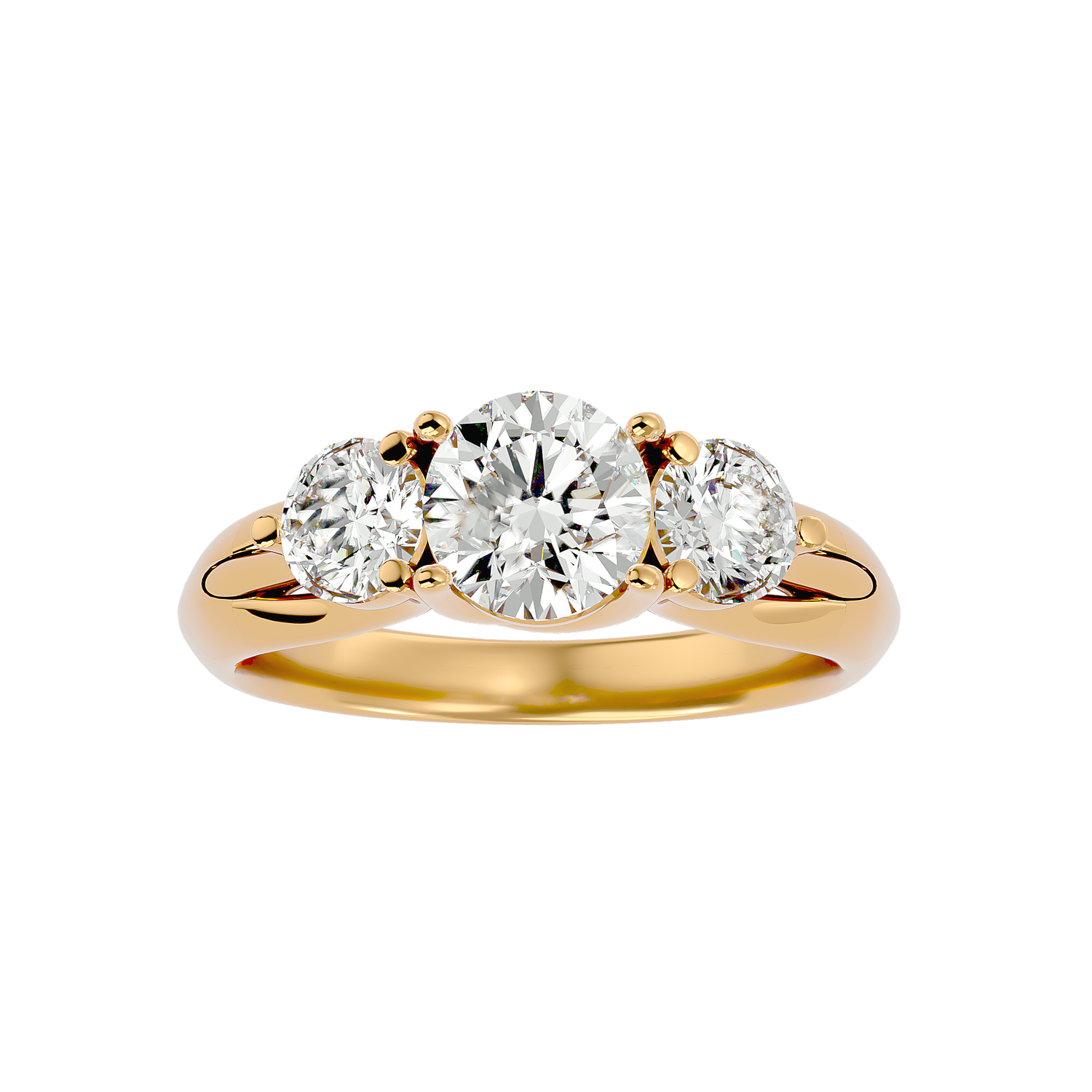 HOH Elizabeth Diamond Three Stone Ring