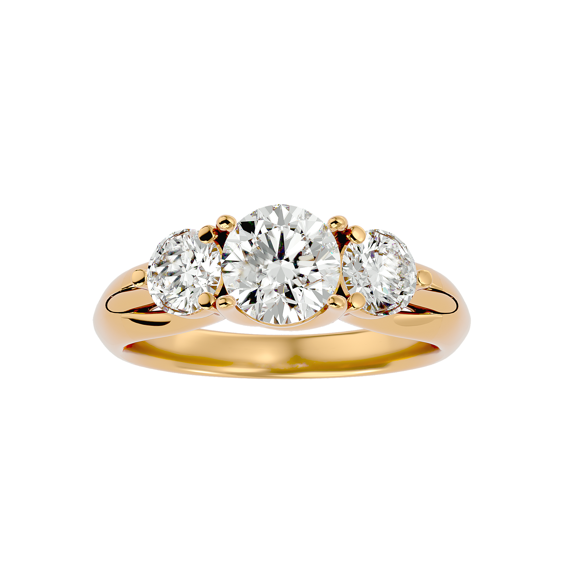 HOH Elizabeth Diamond Three Stone Ring