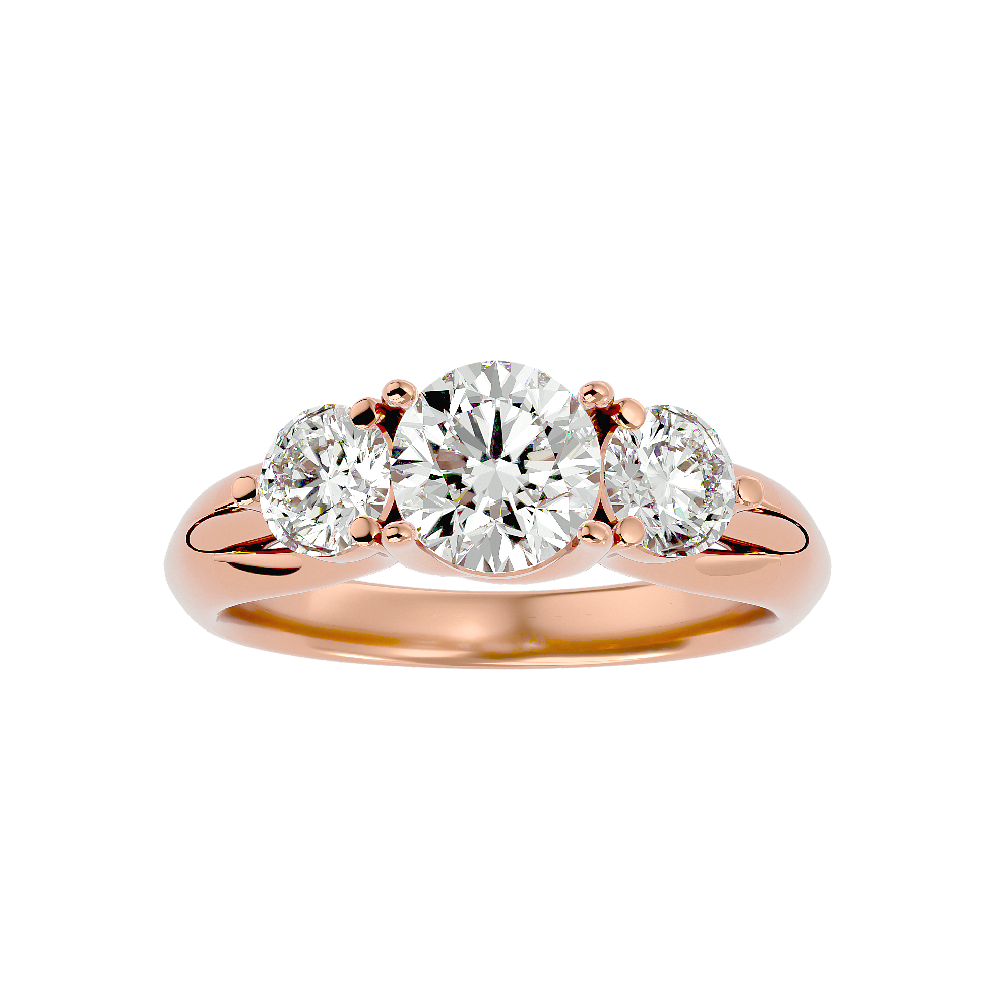 HOH Elizabeth Diamond Three Stone Ring