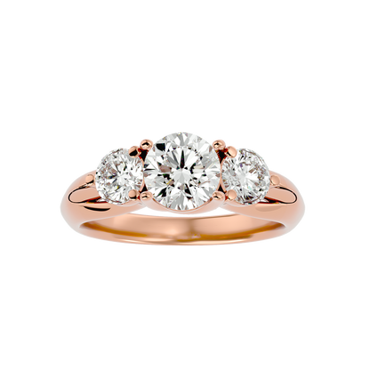 HOH Elizabeth Diamond Three Stone Ring