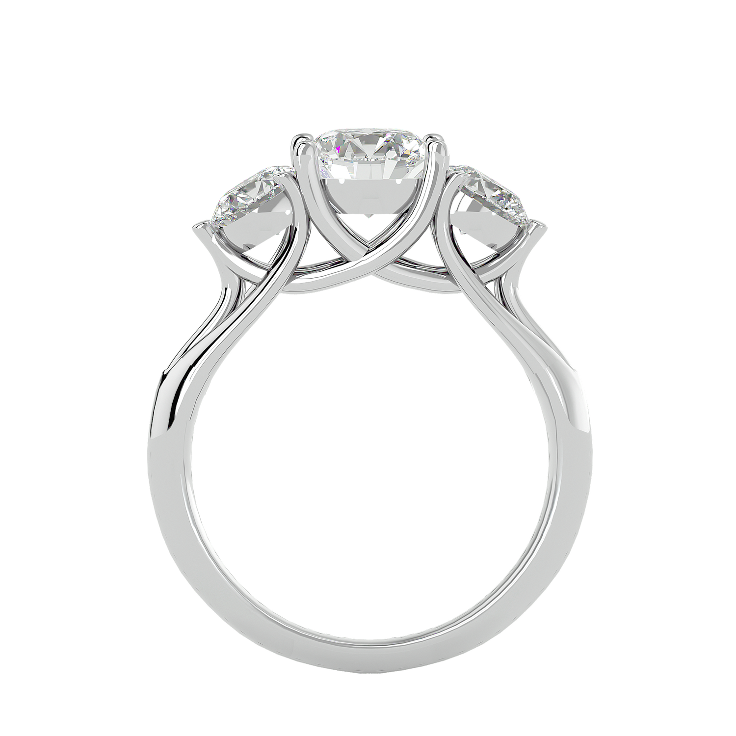 HOH Elizabeth Diamond Three Stone Ring