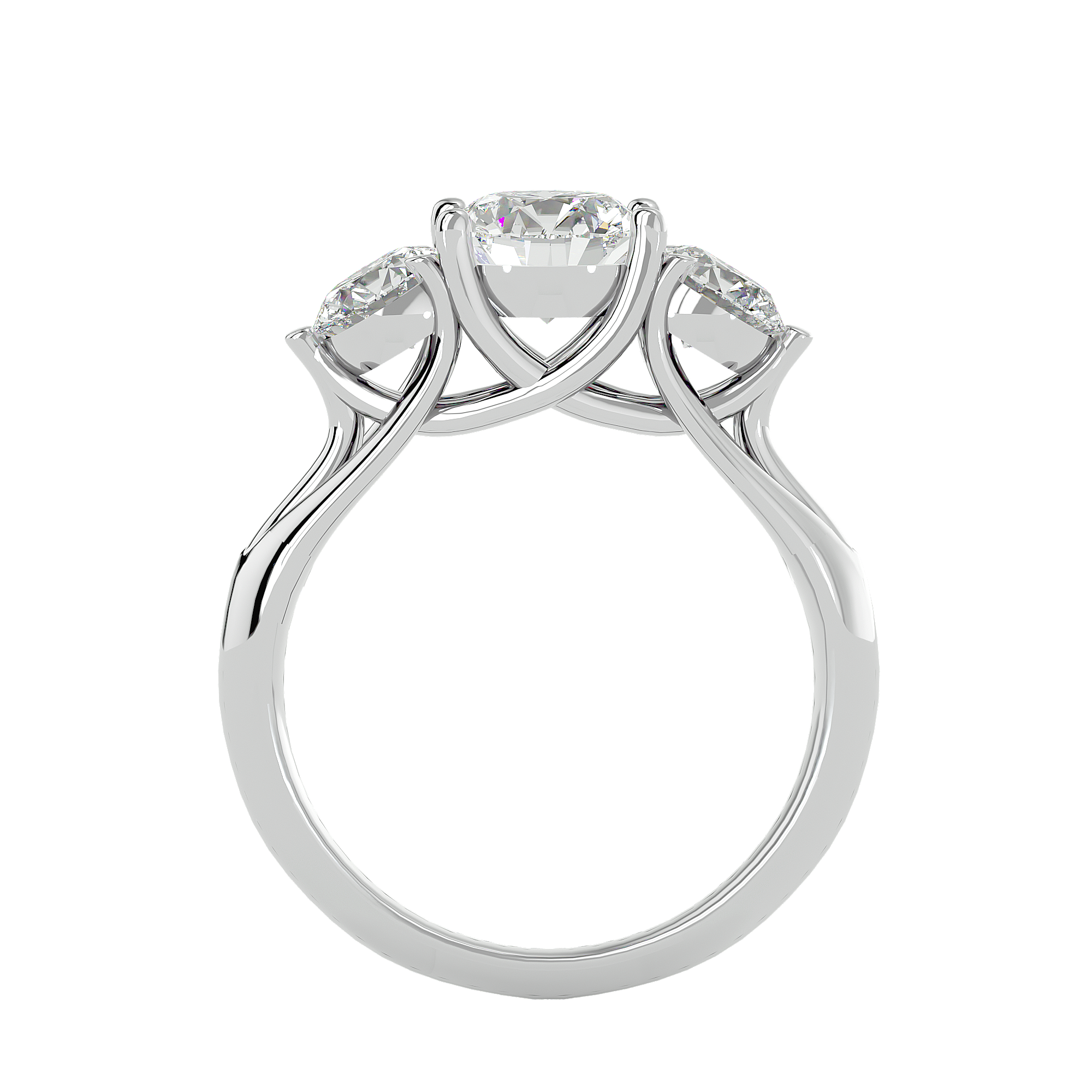 HOH Elizabeth Diamond Three Stone Ring