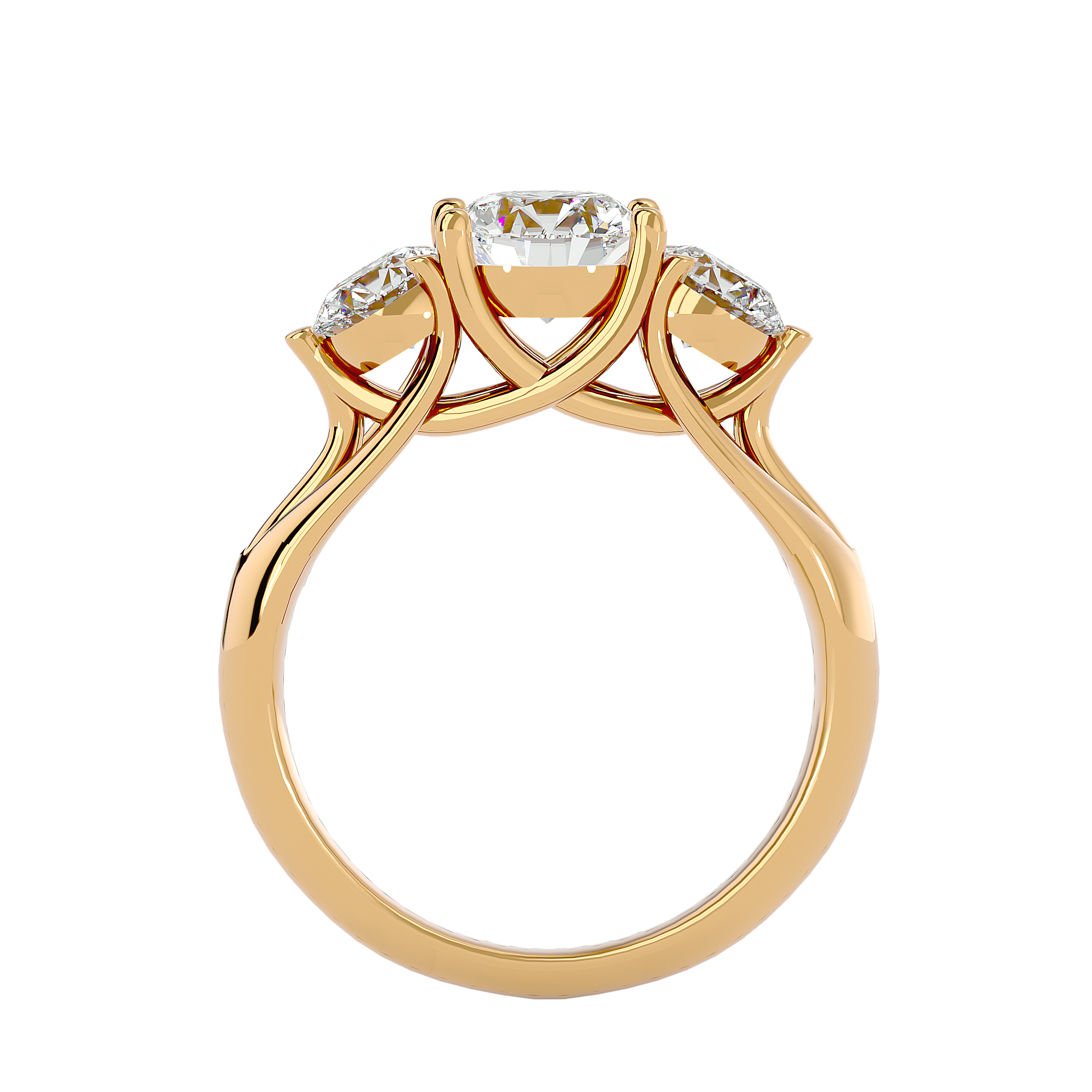 HOH Elizabeth Diamond Three Stone Ring