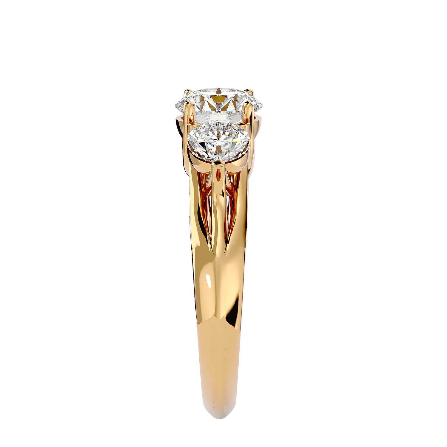 HOH Elizabeth Diamond Three Stone Ring