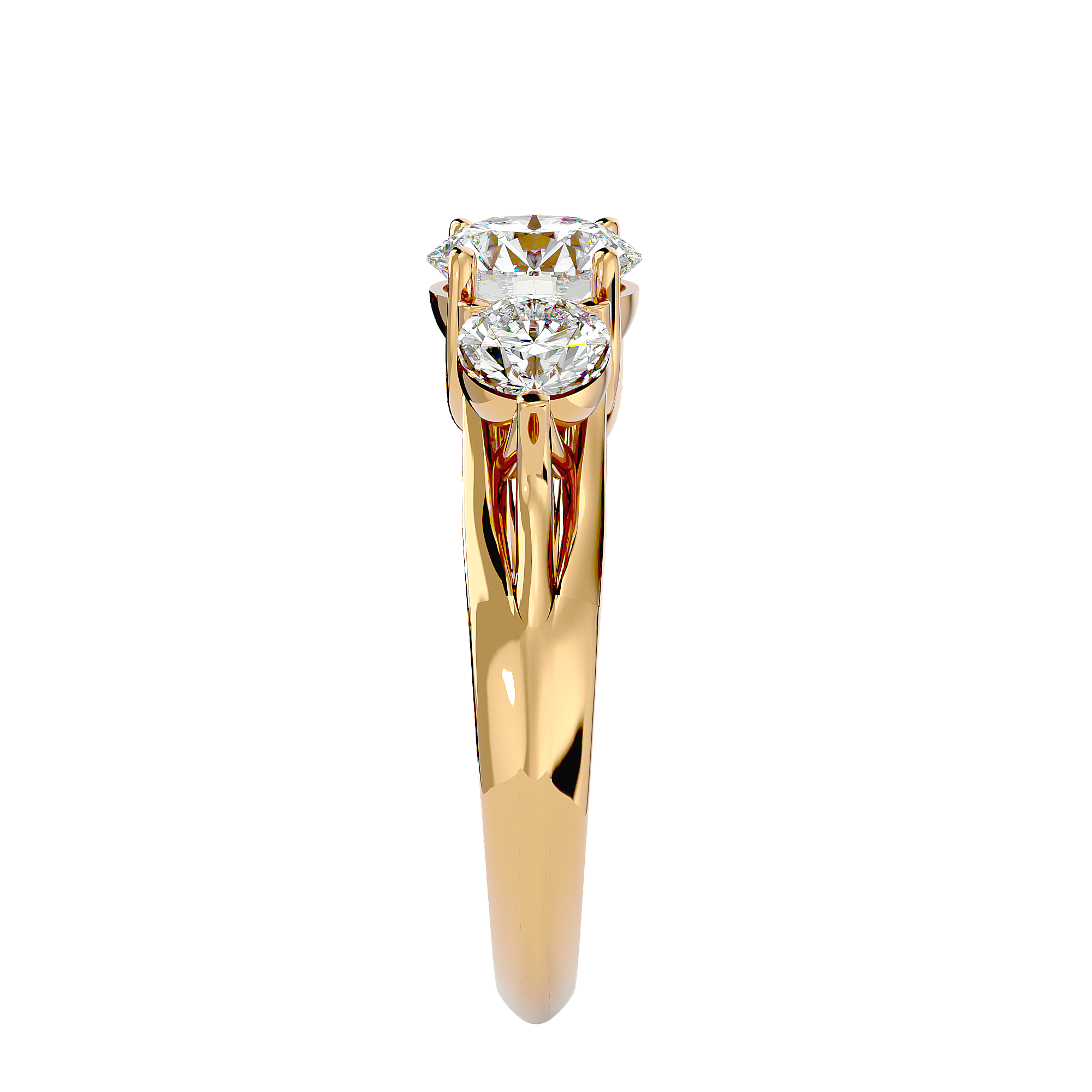 HOH Elizabeth Diamond Three Stone Ring