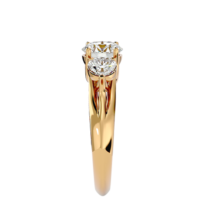 HOH Elizabeth Diamond Three Stone Ring