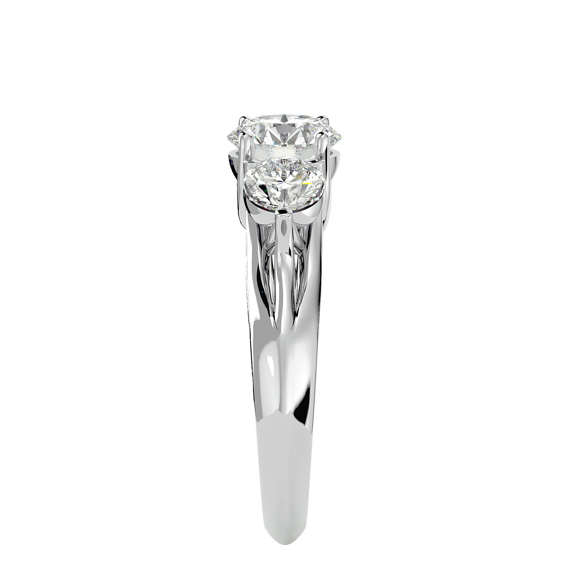 HOH Elizabeth Diamond Three Stone Ring