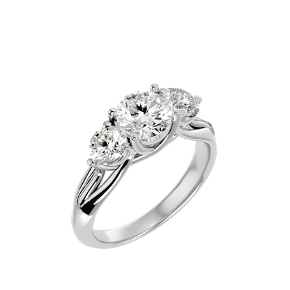 HOH Elizabeth Diamond Three Stone Ring