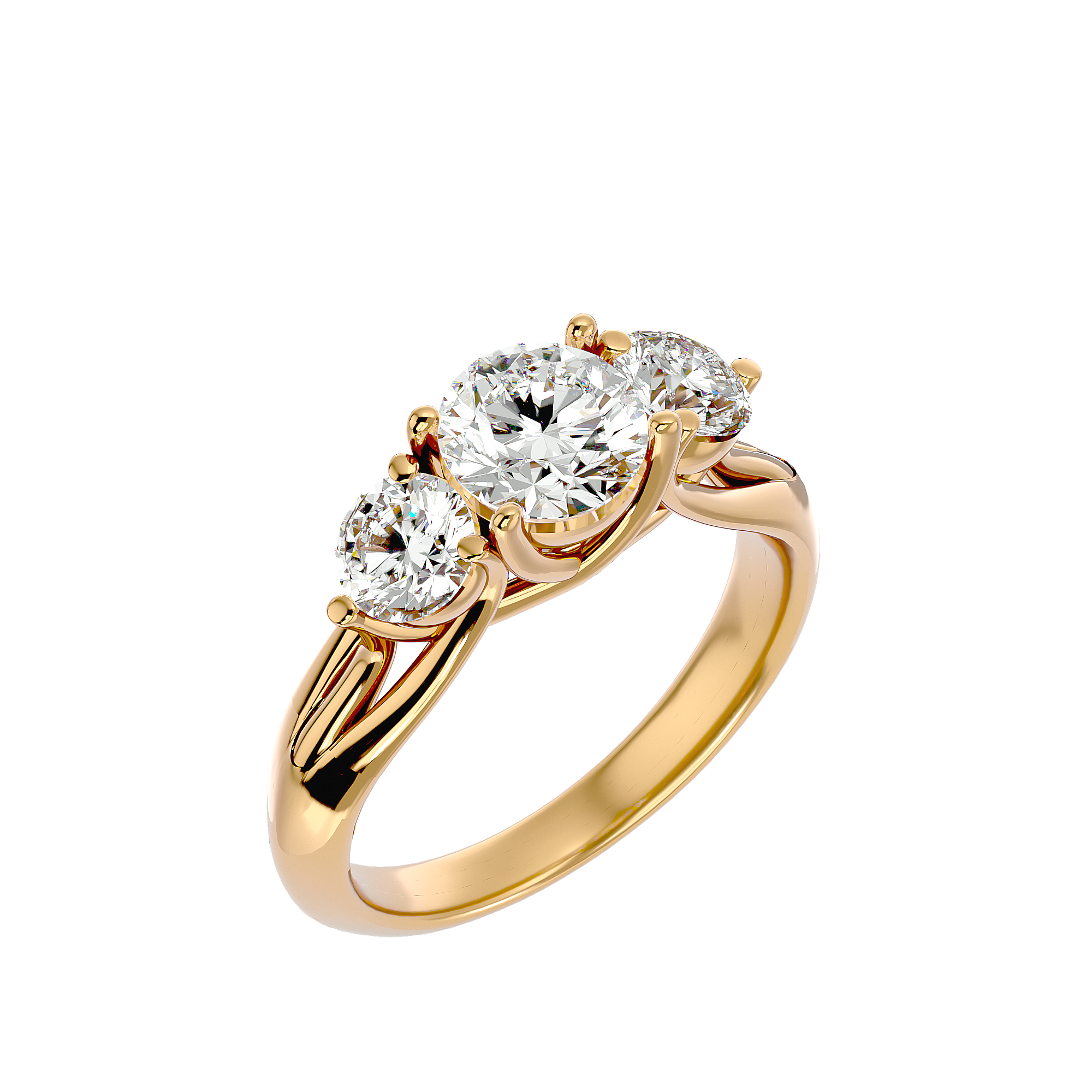 HOH Elizabeth Diamond Three Stone Ring