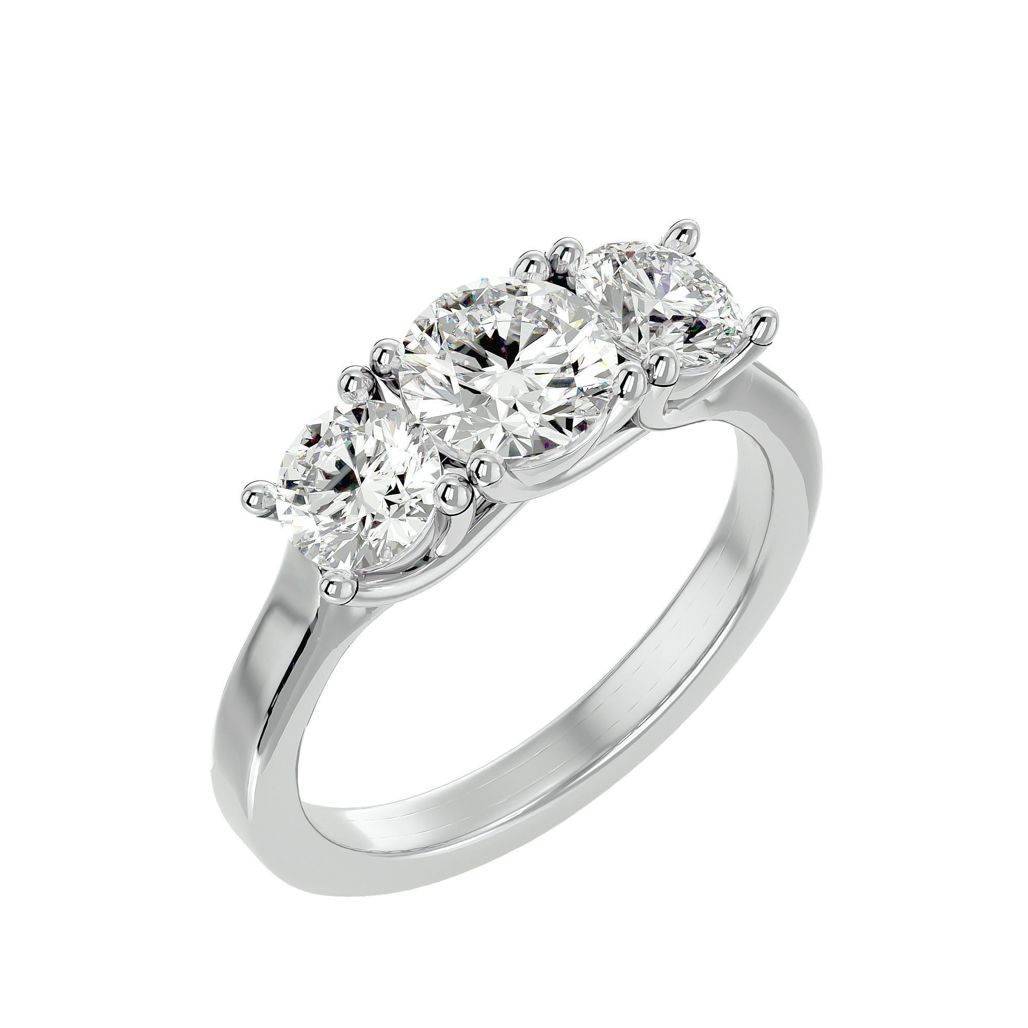 HOH Eden Diamond Three Stone Ring