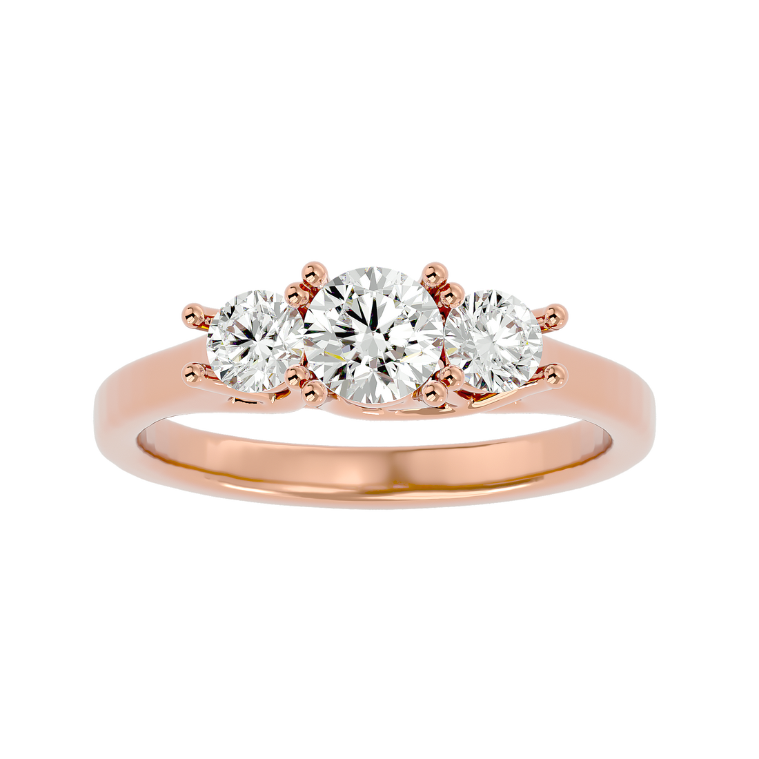 HOH Ophelia Diamond Three Stone Ring