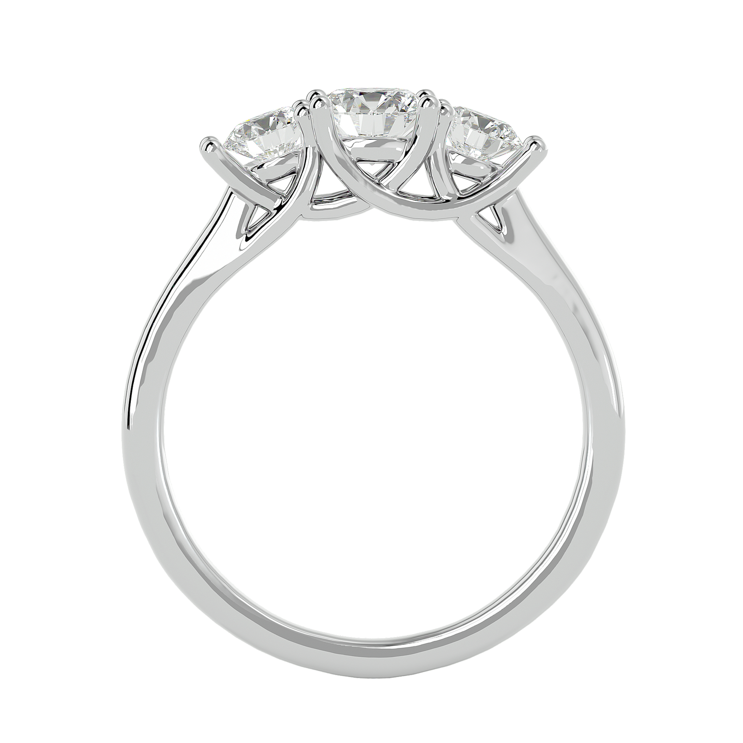 HOH Ophelia Diamond Three Stone Ring