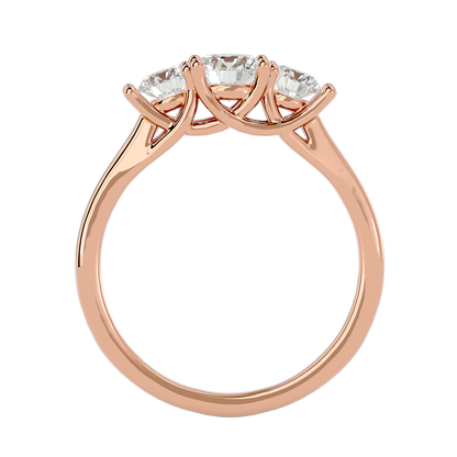 HOH Ophelia Diamond Three Stone Ring