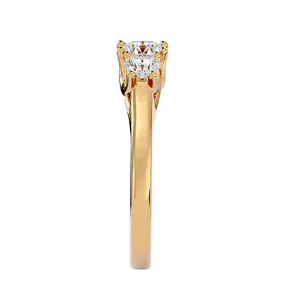 HOH Ophelia Diamond Three Stone Ring