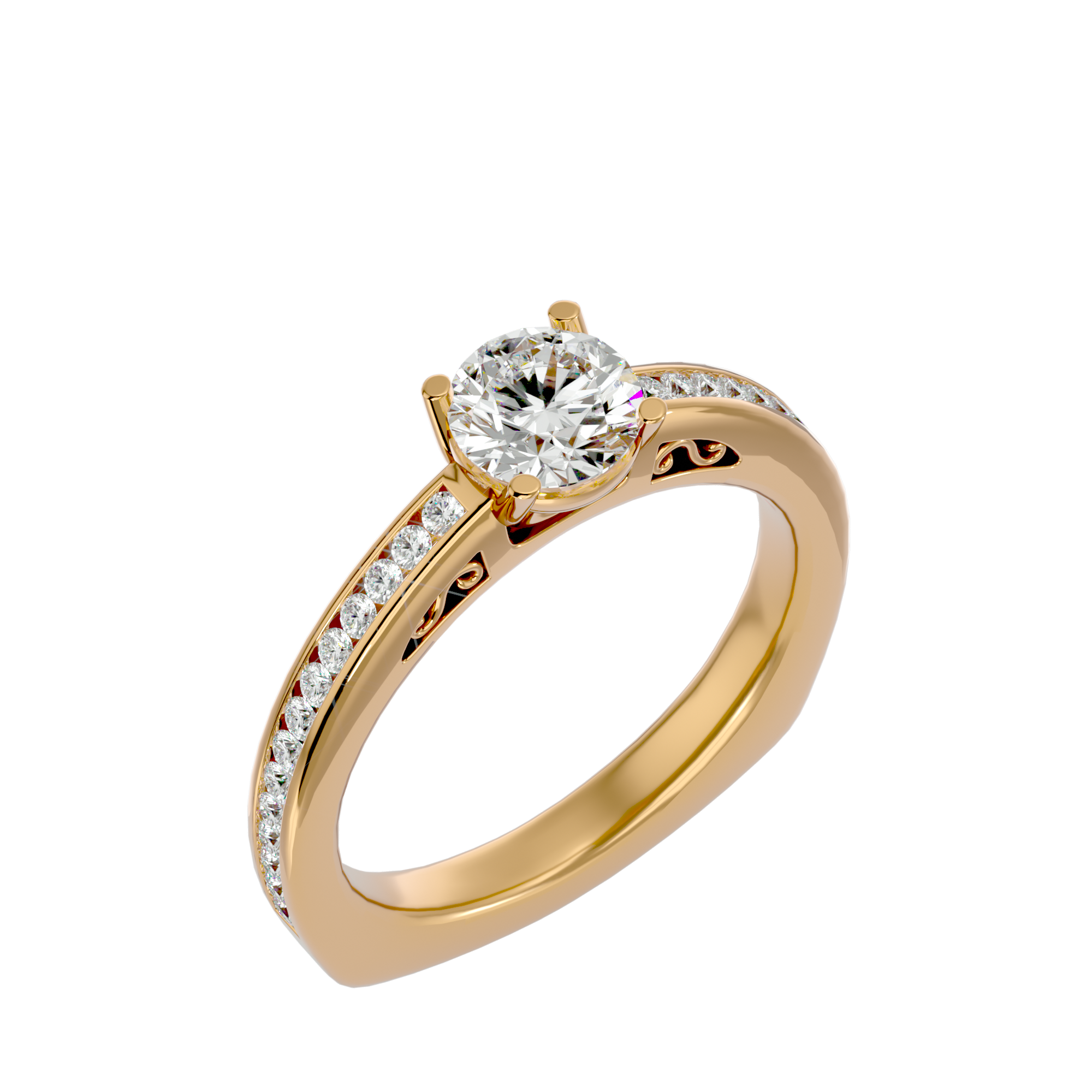 HOH Griffin Diamond Solitaire Ring