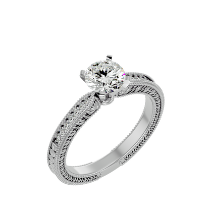 HOH John Diamond Solitaire Ring