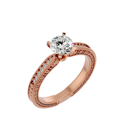 HOH John Diamond Solitaire Ring