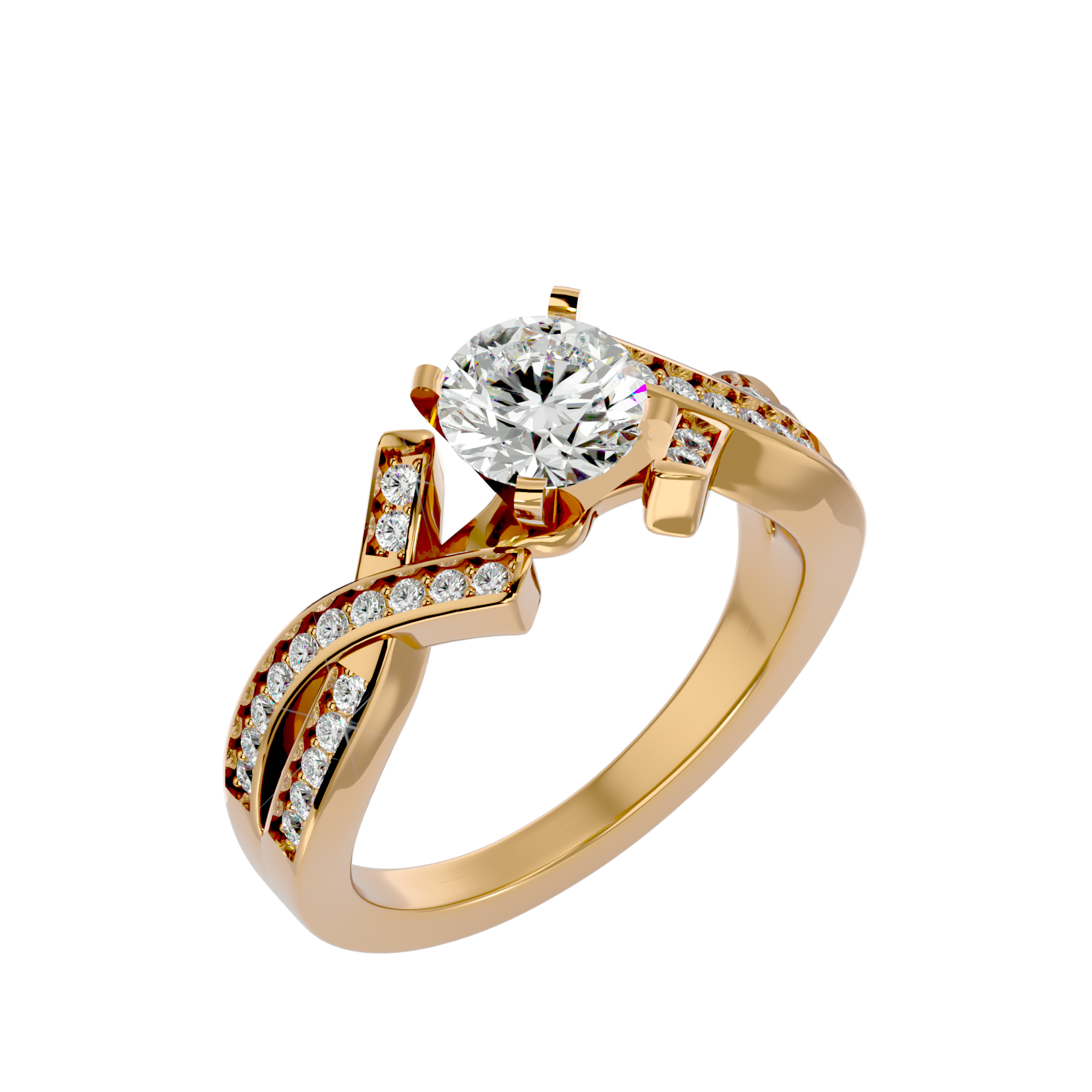 HOH Orlando Diamond Solitaire Ring