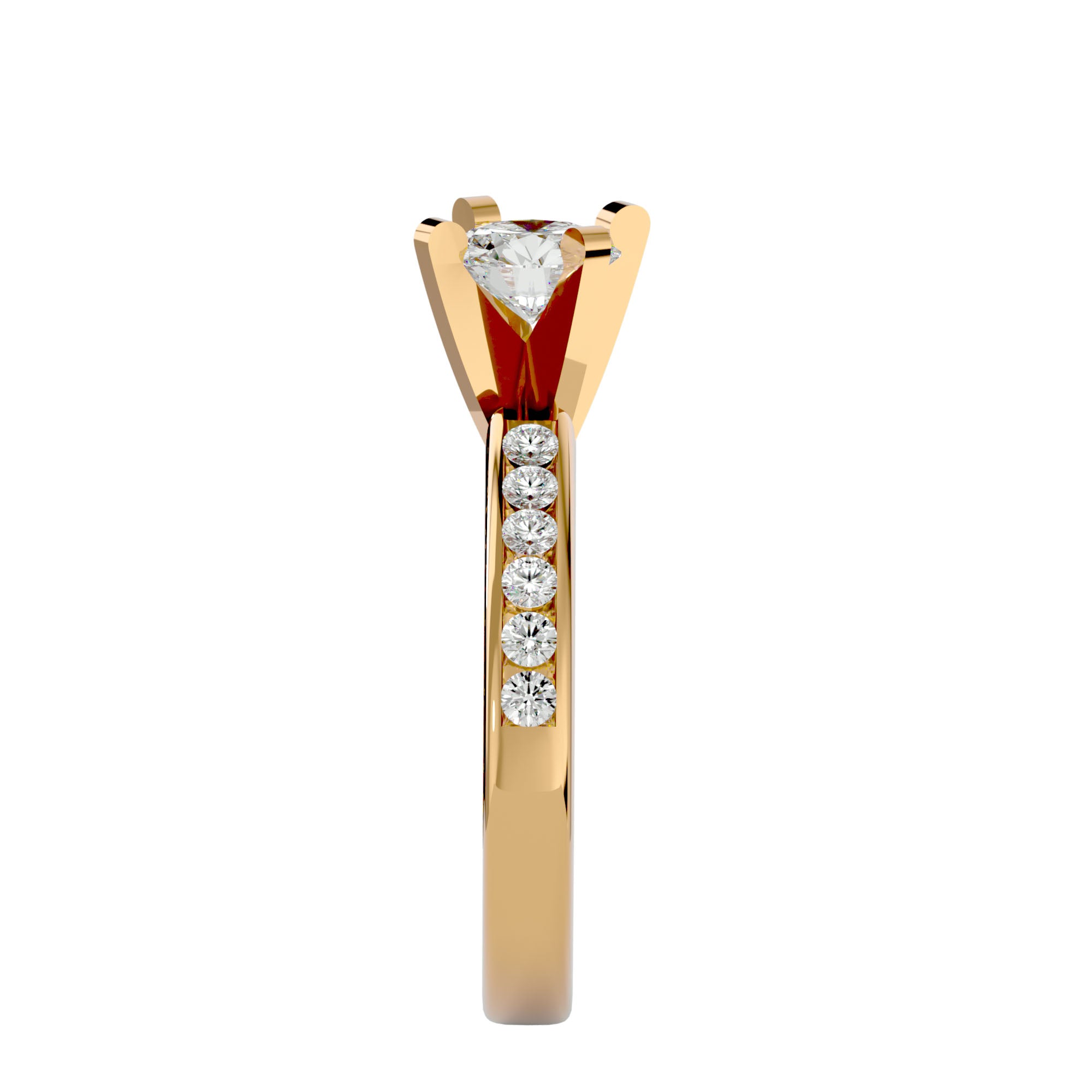 HOH  Zaniah Diamond Solitaire Ring