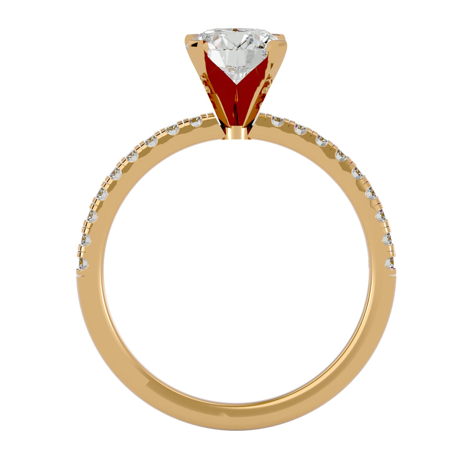 HOH  Allosia Diamond Solitaire Ring