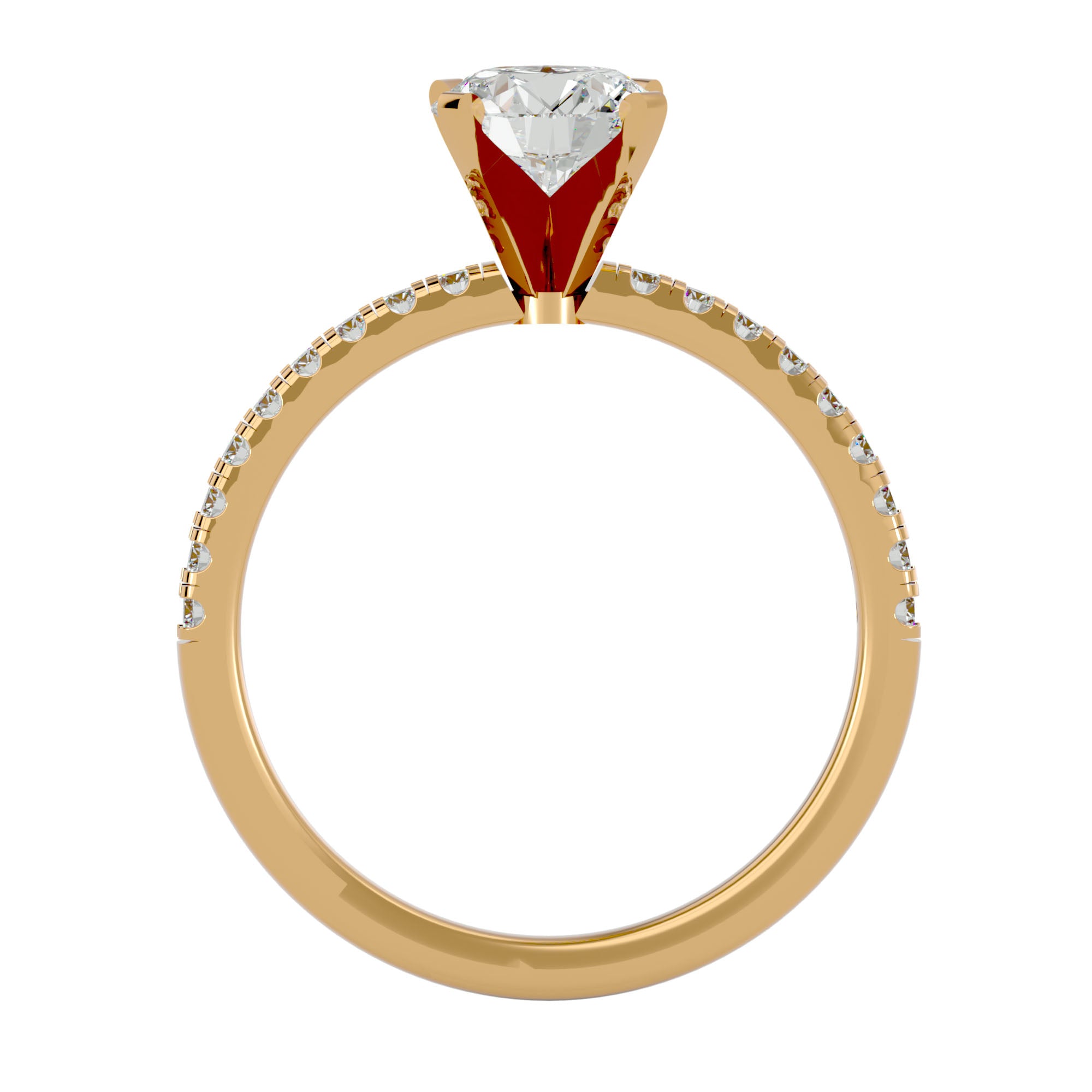 HOH  Allosia Diamond Solitaire Ring