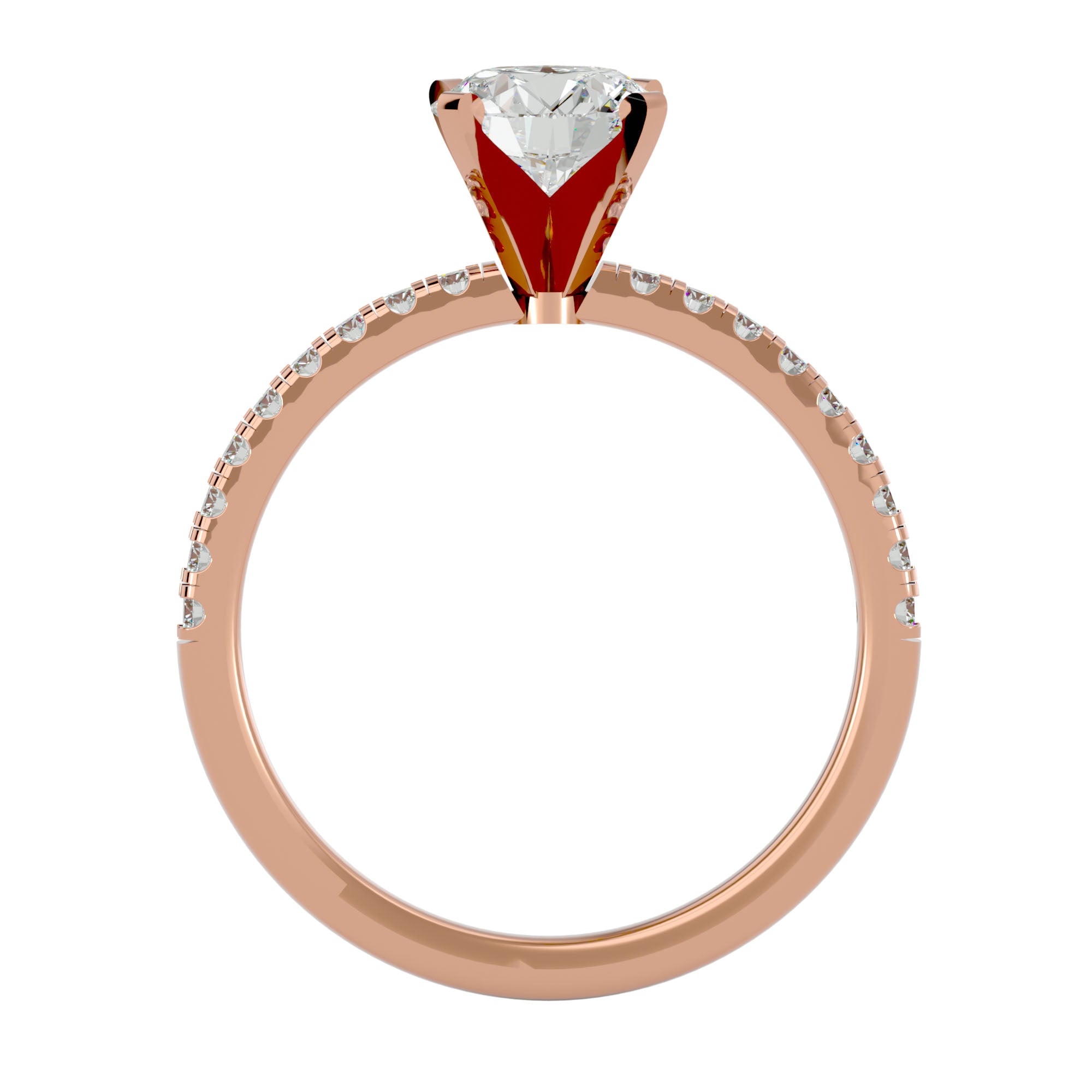 HOH  Allosia Diamond Solitaire Ring