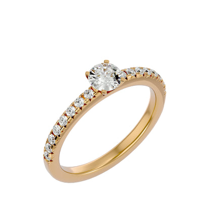 HOH  Zavian Diamond Solitaire Ring