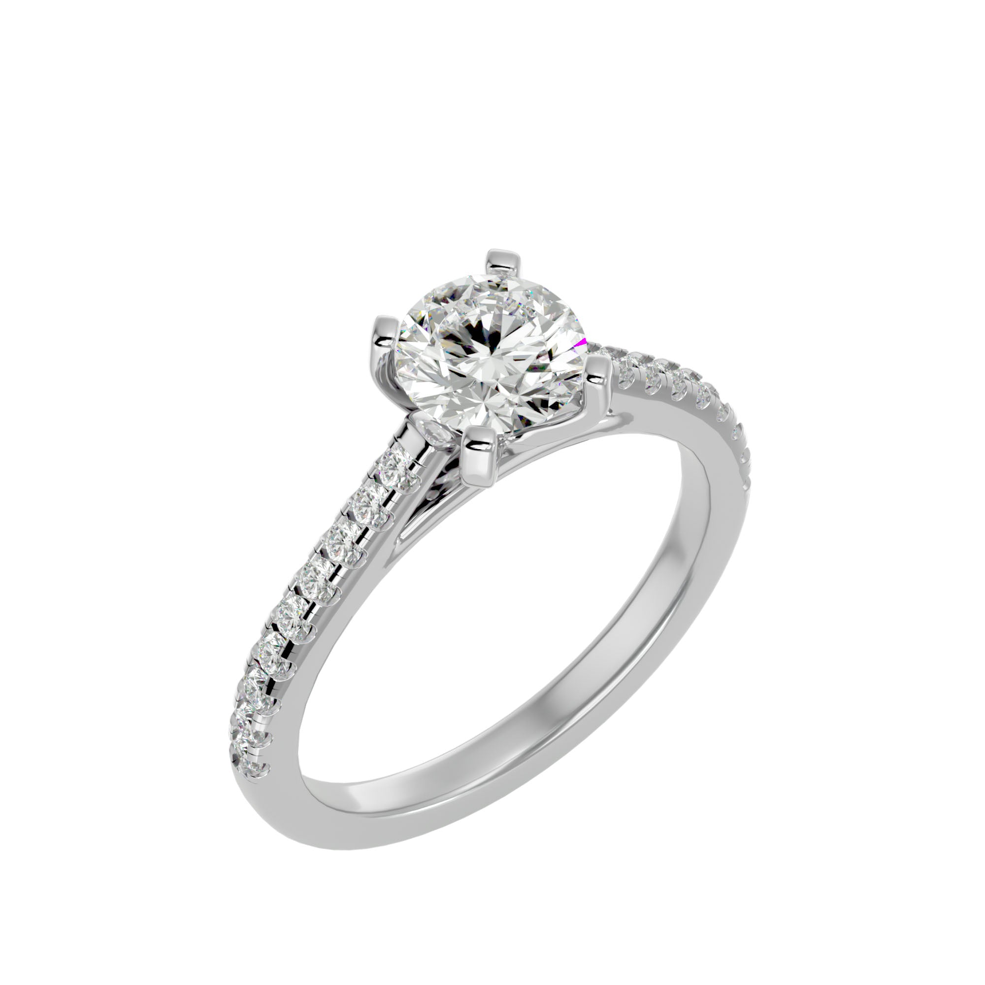 HOH  Crestora Diamond Solitaire Ring