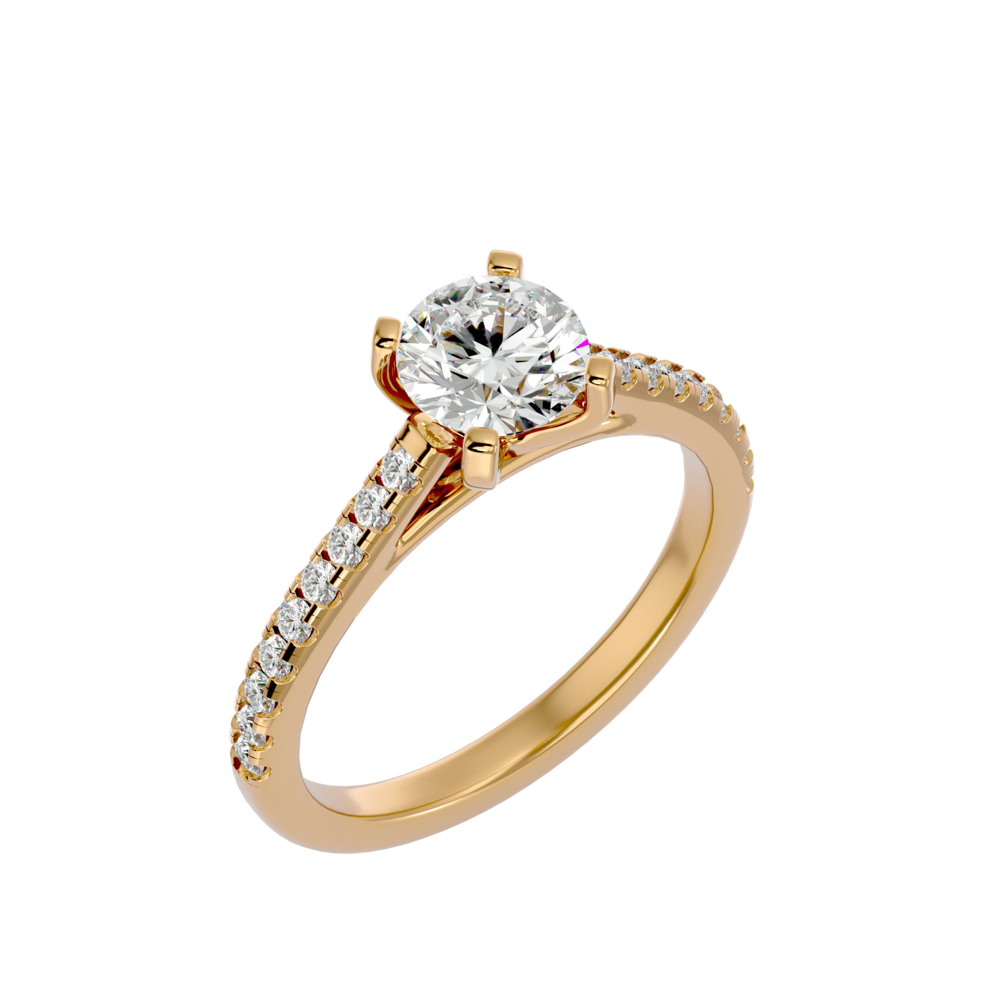 HOH  Crestora Diamond Solitaire Ring