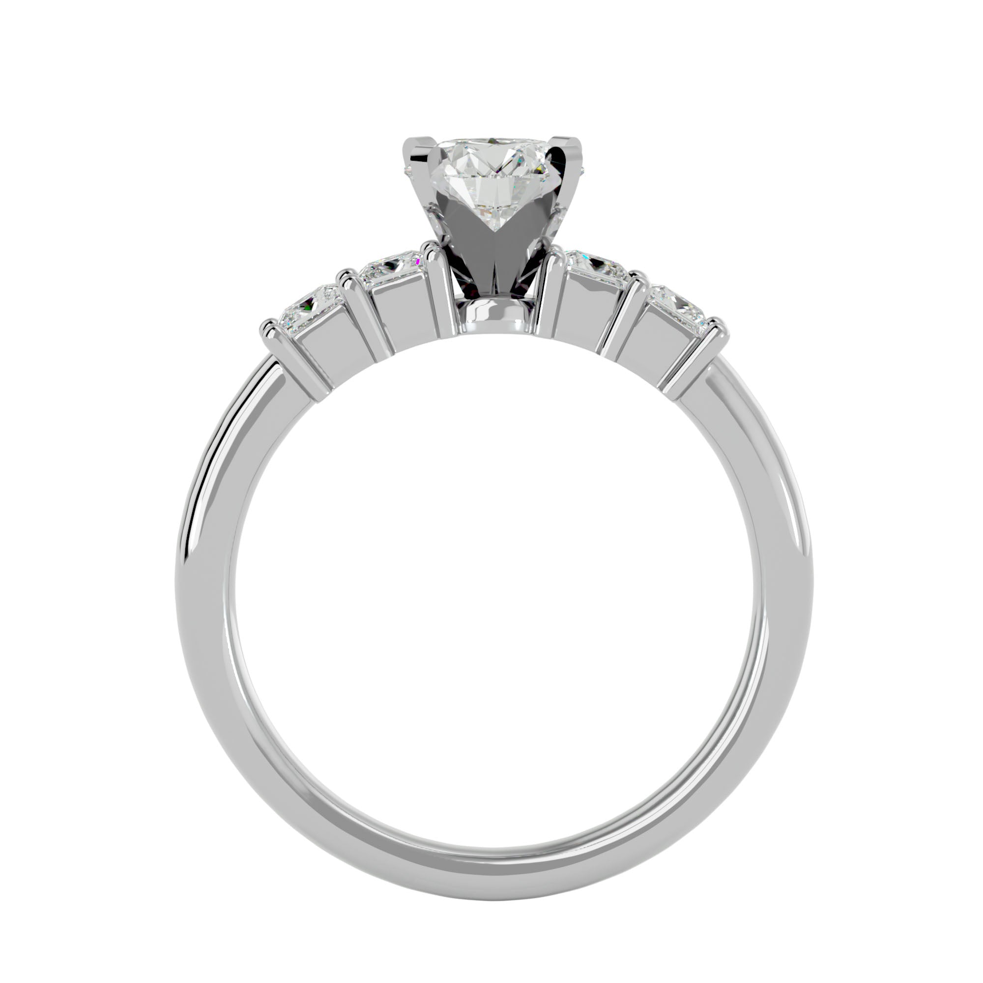 HOH  Alyssa Diamond Solitaire Ring