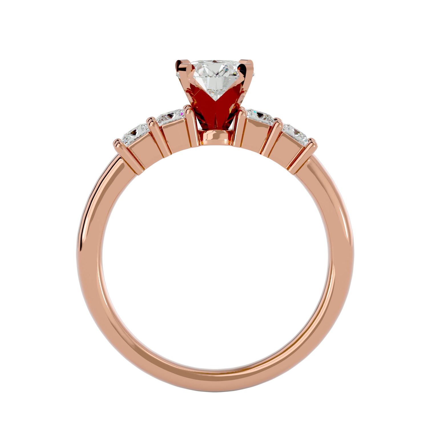 HOH  Alyssa Diamond Solitaire Ring