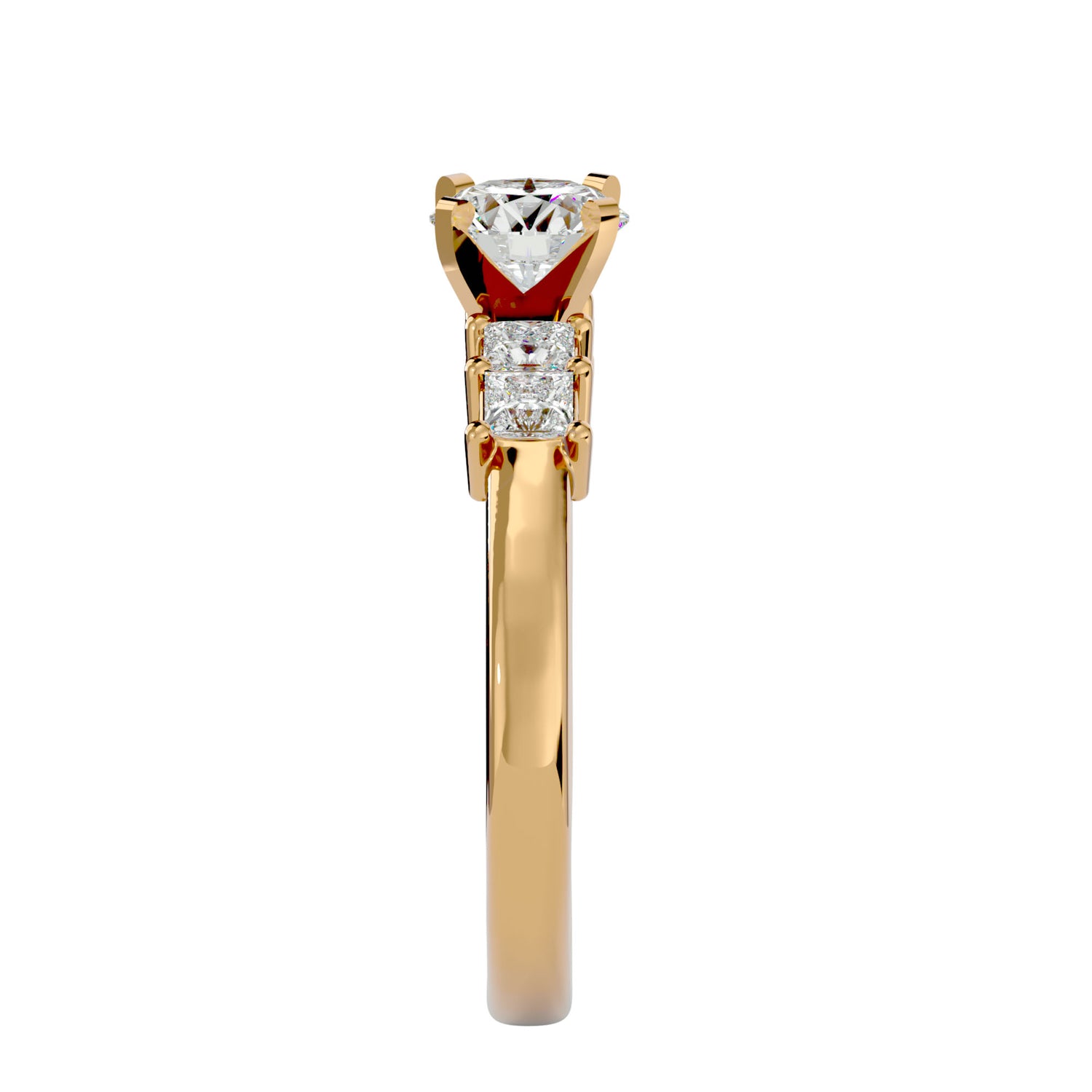 HOH  Alyssa Diamond Solitaire Ring