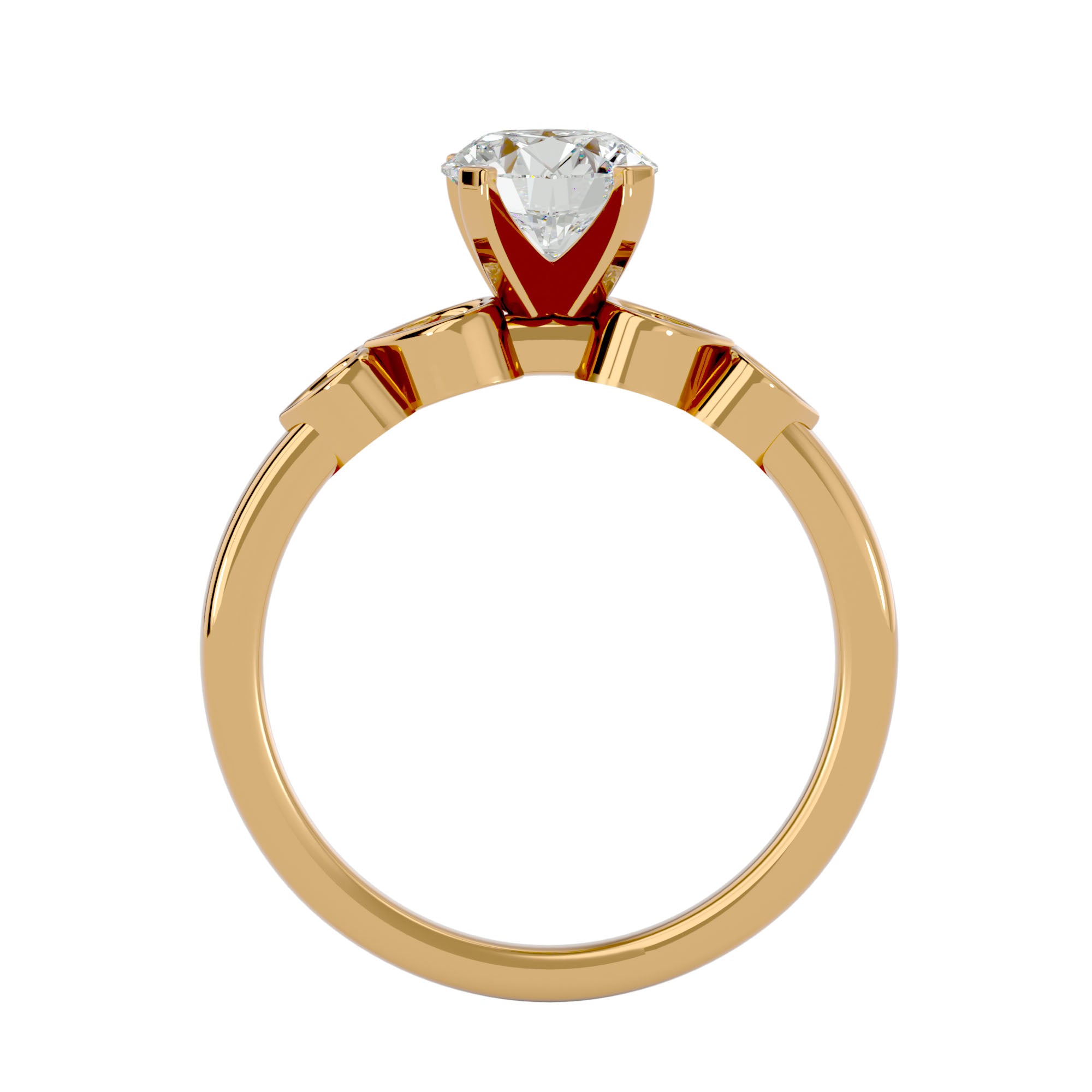 HOH  Zoey Diamond Solitaire Ring