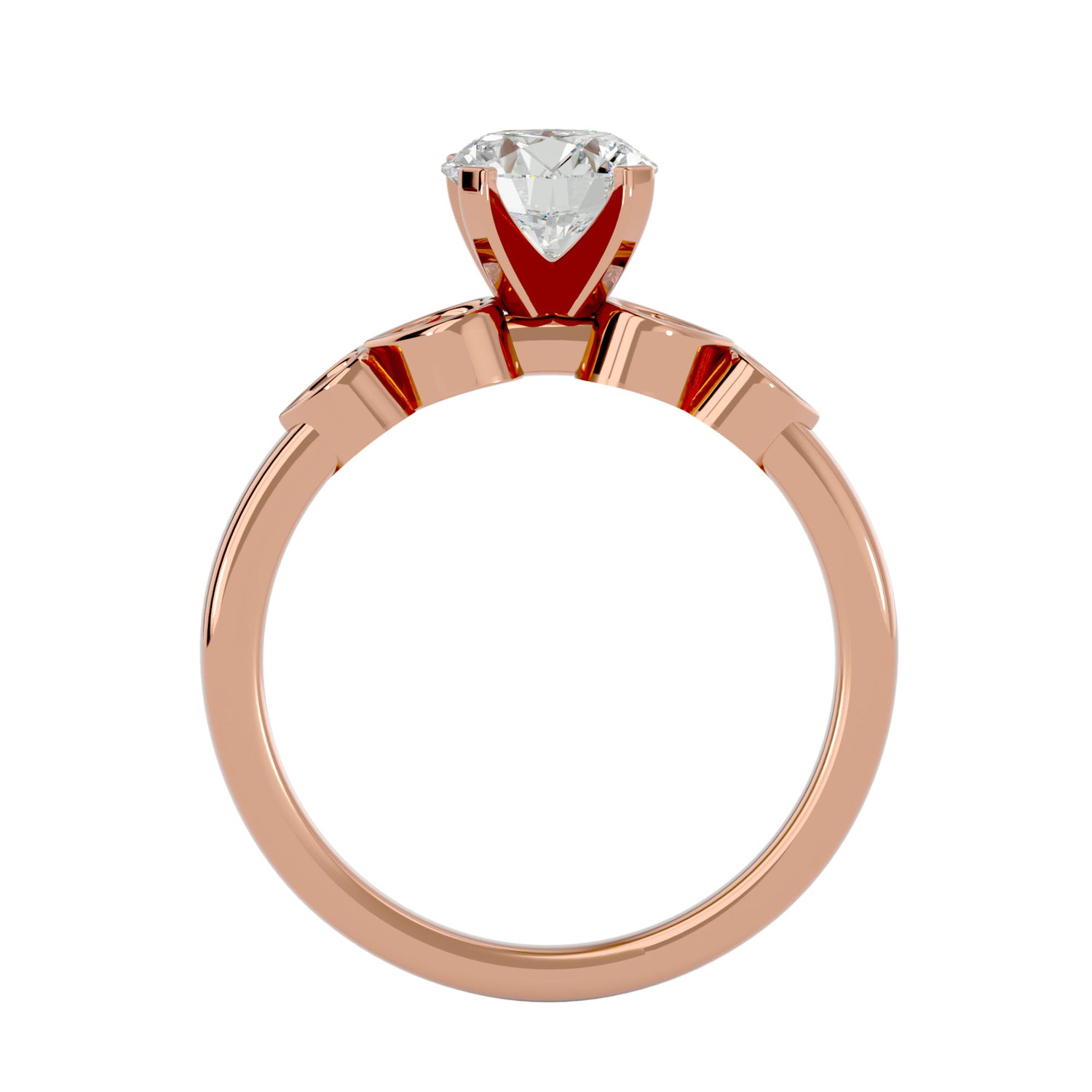 HOH  Zoey Diamond Solitaire Ring