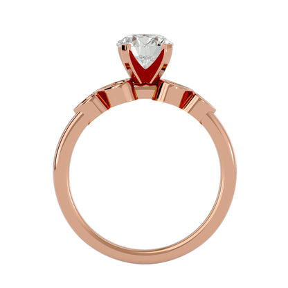 HOH  Zoey Diamond Solitaire Ring