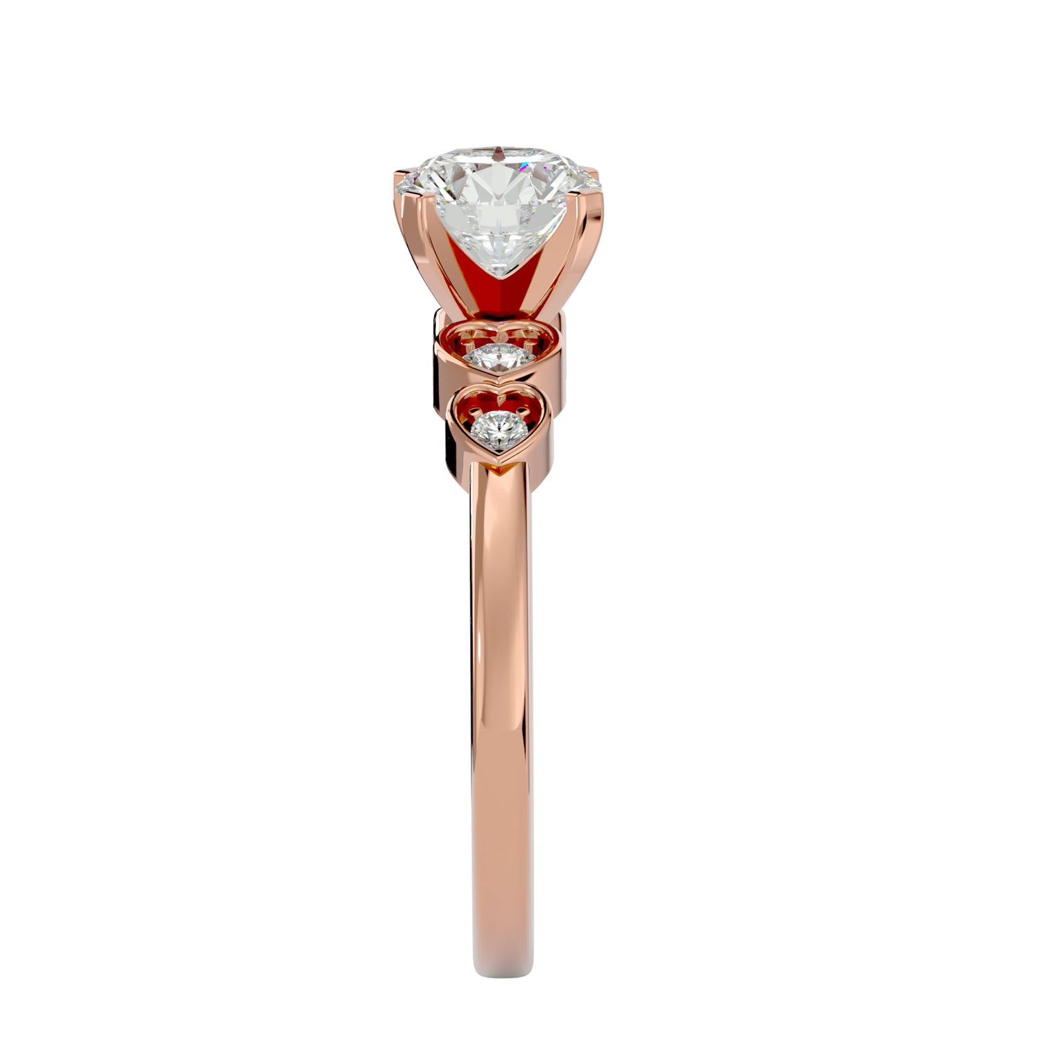 HOH  Zoey Diamond Solitaire Ring