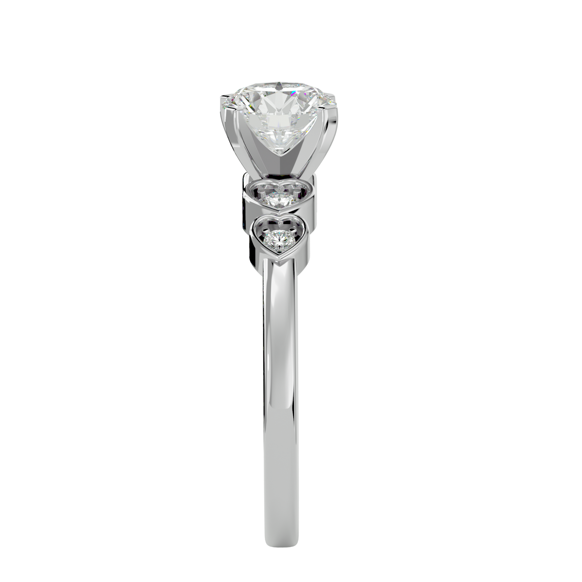 HOH  Zoey Diamond Solitaire Ring