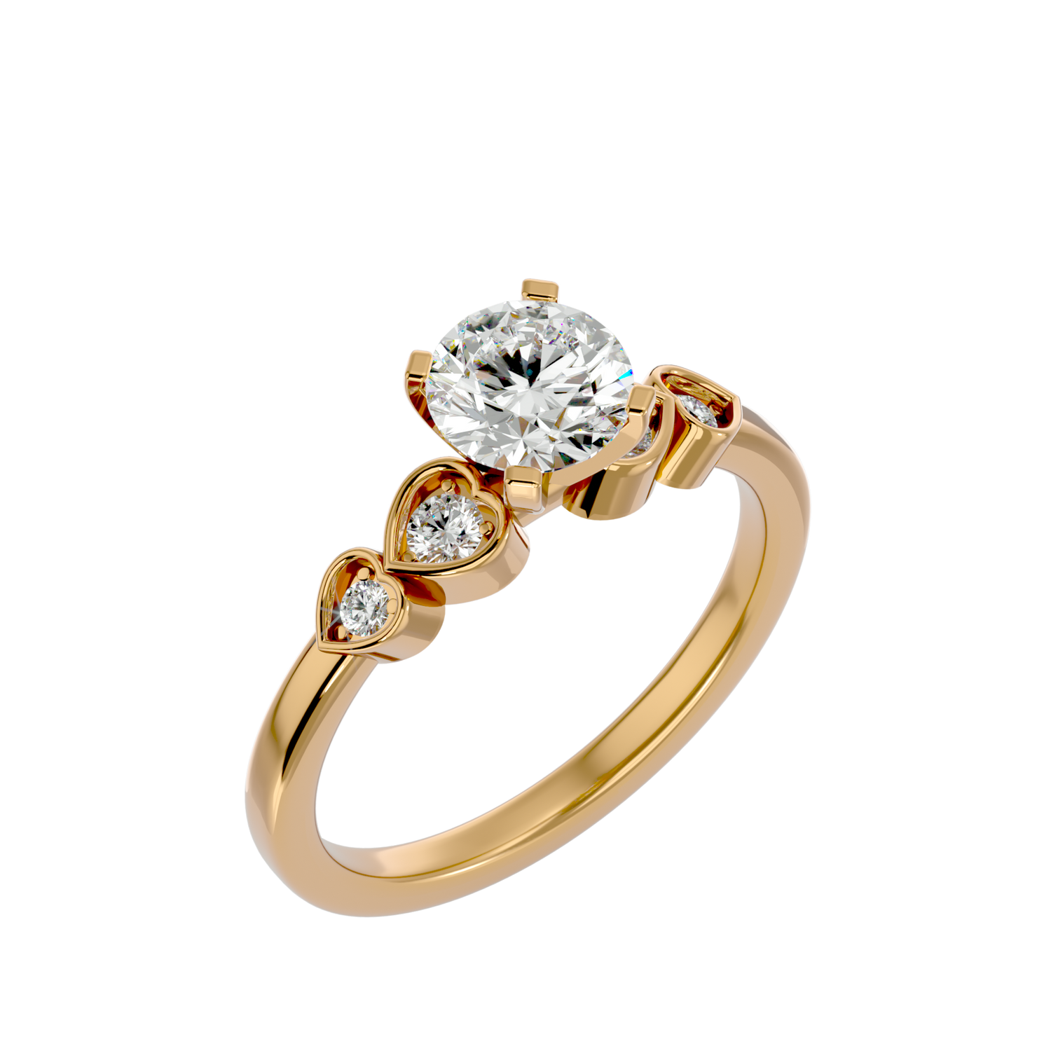 HOH  Zoey Diamond Solitaire Ring