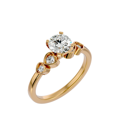 HOH  Zoey Diamond Solitaire Ring