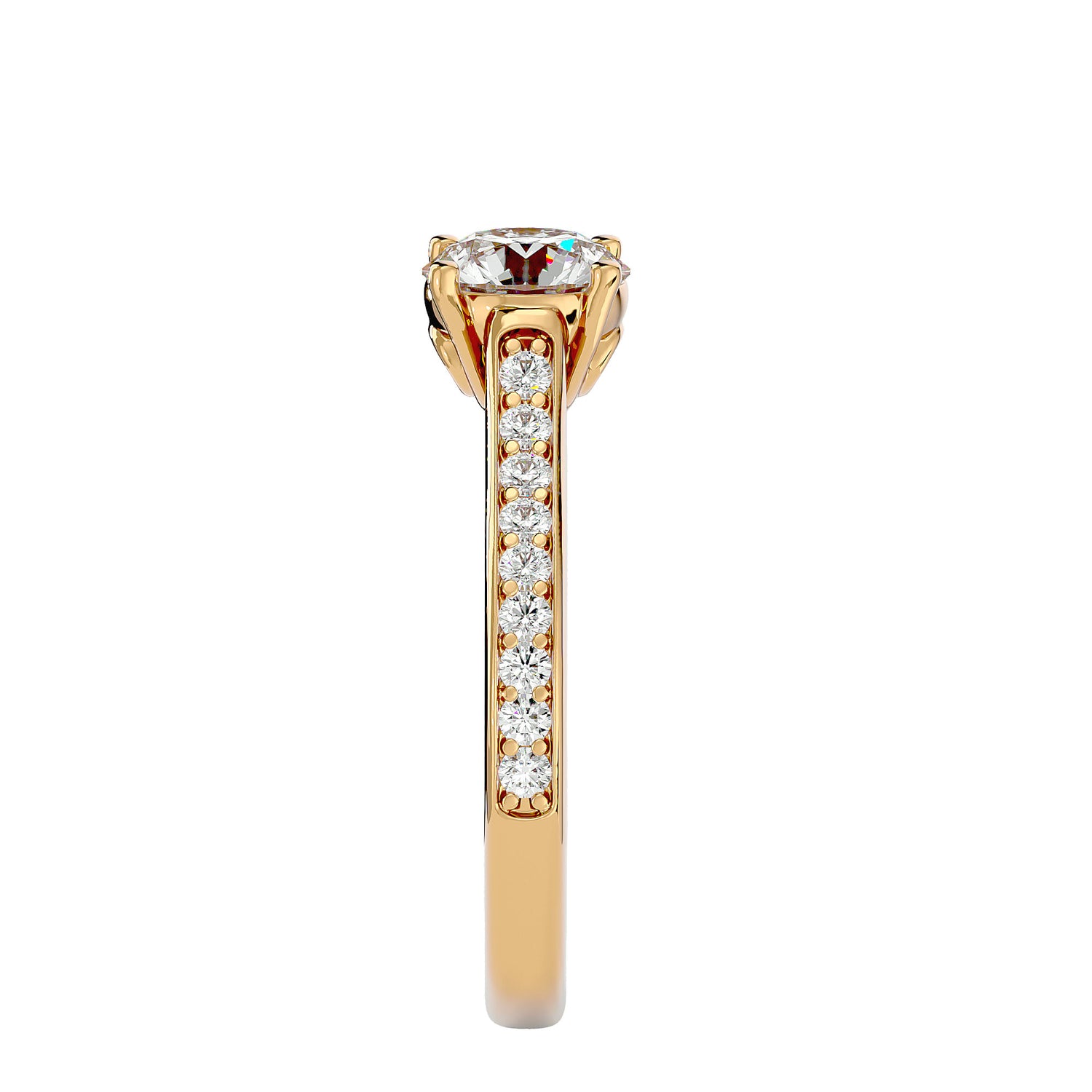 HOH  Elizabeth Diamond Solitaire Ring