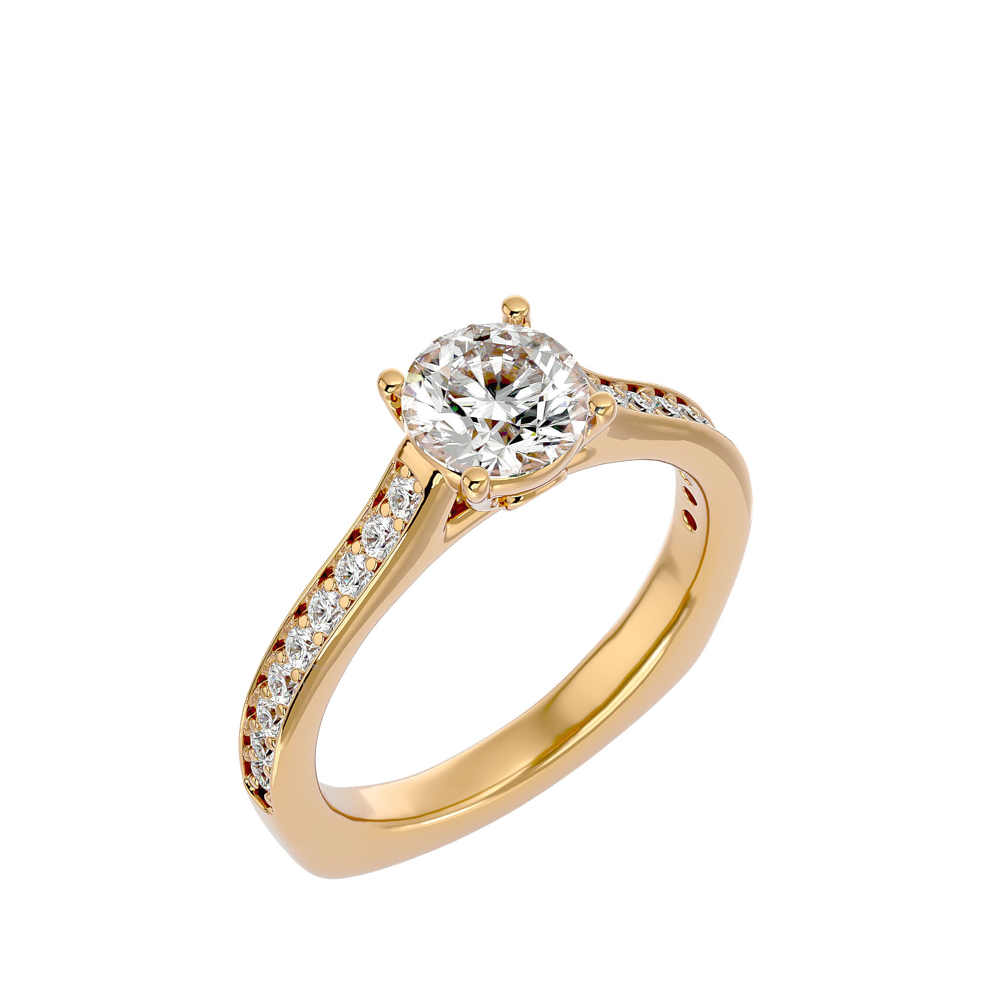 HOH  Elizabeth Diamond Solitaire Ring